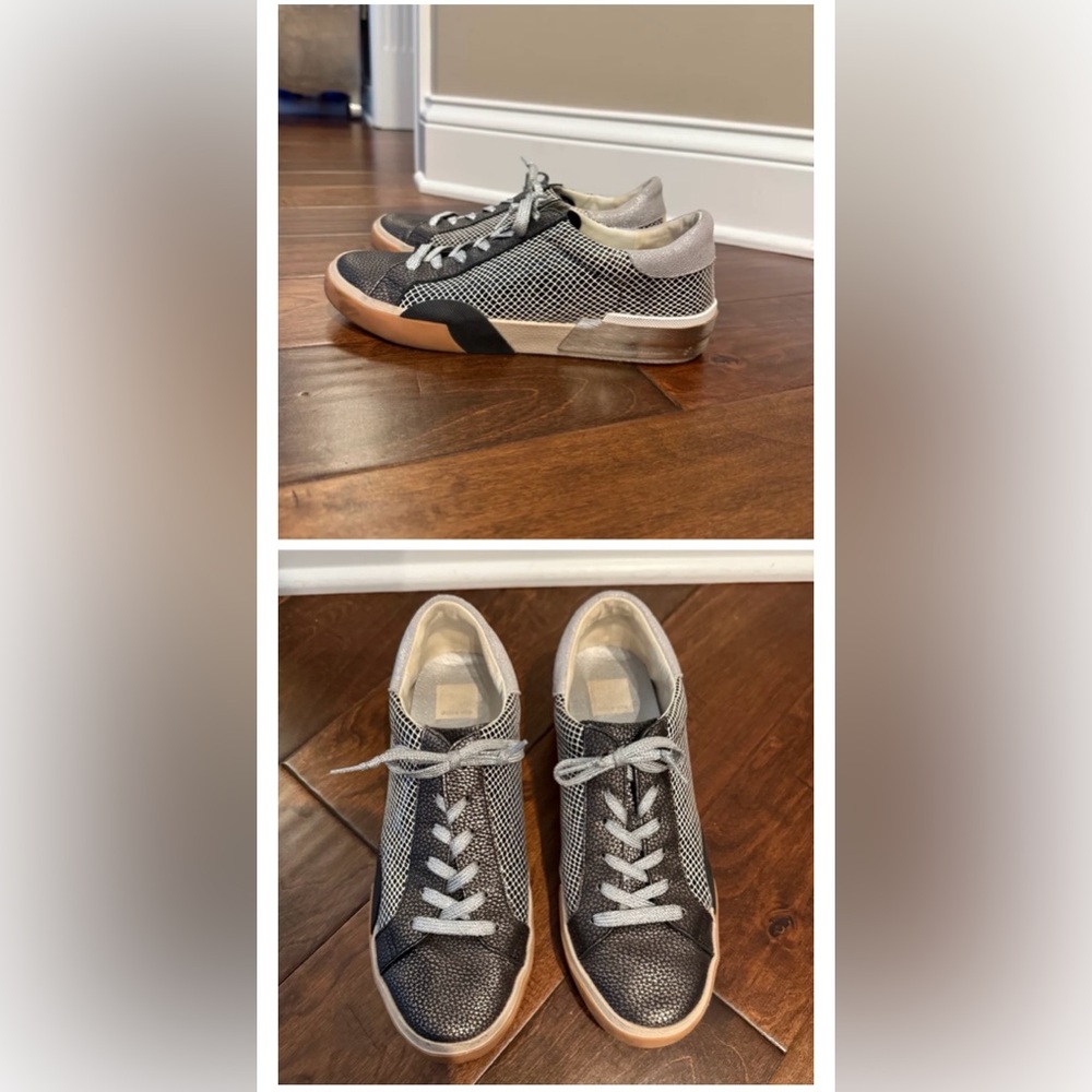 Dolce Vita Black and Gray Sneakers
